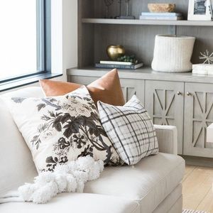 McGee & Co. Watercolor Plaid 12x24” Pillow